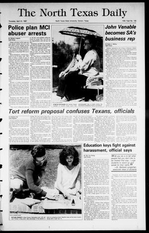 The North Texas Daily (Denton, Tex.), Vol. 70, No. 105, Ed. 1 Thursday, April 23, 1987
