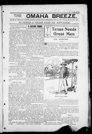 The Omaha Breeze. (Omaha, Tex.), Vol. 16, No. 23, Ed. 1 Wednesday, April 17, 1912