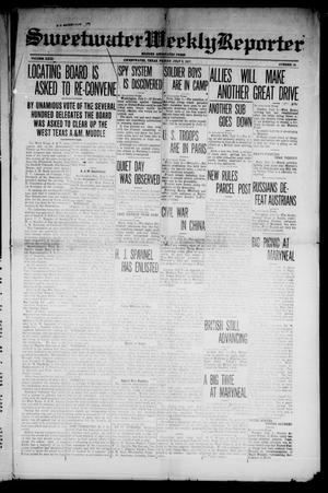 Sweetwater Weekly Reporter (Sweetwater, Tex.), Vol. 23, No. 19, Ed. 1 Friday, July 6, 1917
