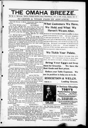 The Omaha Breeze. (Omaha, Tex.), Vol. 13, No. 7, Ed. 1 Wednesday, November 18, 1908