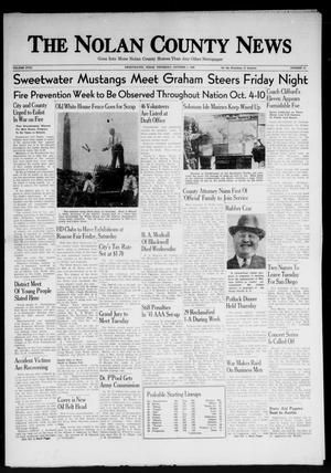 Primary view of object titled 'The Nolan County News (Sweetwater, Tex.), Vol. 18, No. 41, Ed. 1 Thursday, October 1, 1942'.