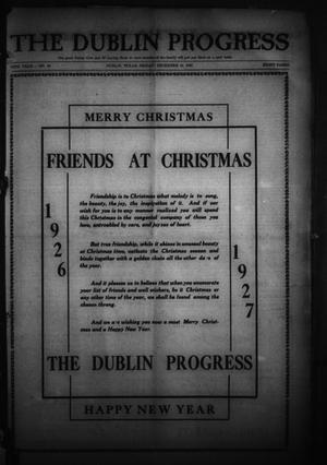 The Dublin Progress (Dublin, Tex.), Vol. 38, No. 34, Ed. 1 Friday, December 24, 1926