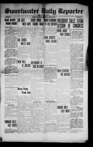 Sweetwater Daily Reporter (Sweetwater, Tex.), Vol. 3, No. 807, Ed. 1 Wednesday, March 21, 1917