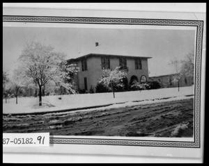 Primary view of object titled 'House in Snow'.