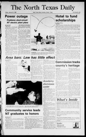 The North Texas Daily (Denton, Tex.), Vol. 71, No. 58, Ed. 1 Friday, January 22, 1988