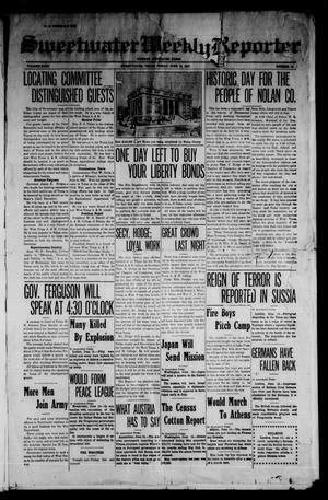 Sweetwater Weekly Reporter (Sweetwater, Tex.), Vol. 23, No. 18, Ed. 1 Friday, June 15, 1917