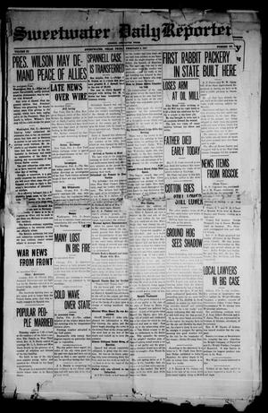 Sweetwater Daily Reporter (Sweetwater, Tex.), Vol. 3, No. 767, Ed. 1 Friday, February 2, 1917