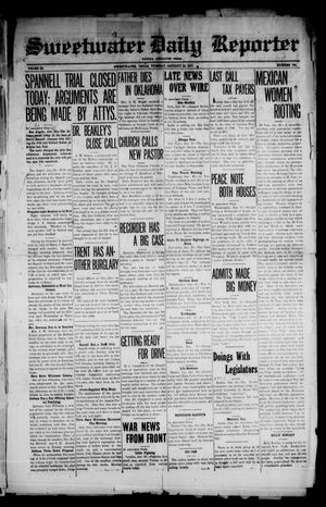 Sweetwater Daily Reporter (Sweetwater, Tex.), Vol. 3, No. 764, Ed. 1 Tuesday, January 30, 1917