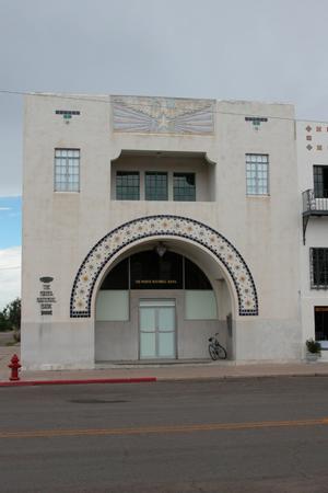 Primary view of object titled 'The Marfa National Bank building'.