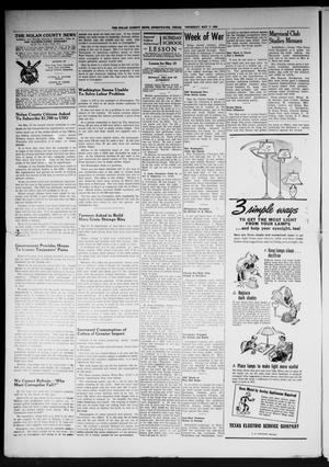 The Nolan County News (Sweetwater, Tex.), Vol. 18, No. 21, Ed. 1 Thursday, May 7, 1942