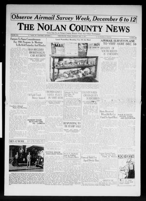 The Nolan County News (Sweetwater, Tex.), Vol. 13, No. 50, Ed. 1 Thursday, December 2, 1937