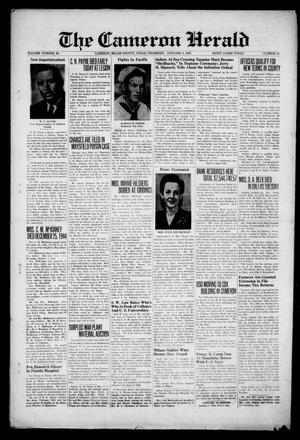 The Cameron Herald (Cameron, Tex.), Vol. 85, No. 38, Ed. 1 Thursday, January 4, 1945