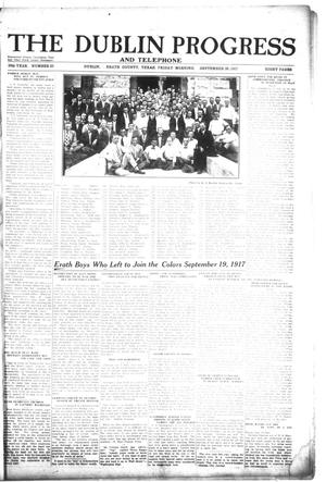 The Dublin Progress and Telephone (Dublin, Tex.), Vol. 30Th Year, No. 23, Ed. 1 Friday, September 28, 1917