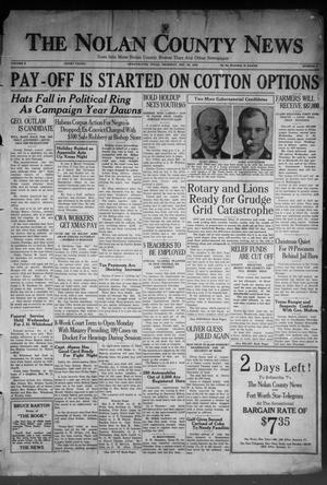 The Nolan County News (Sweetwater, Tex.), Vol. 10, No. 1, Ed. 1 Thursday, December 28, 1933
