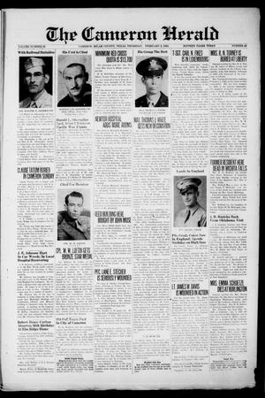 The Cameron Herald (Cameron, Tex.), Vol. 85, No. 44, Ed. 1 Thursday, February 8, 1945