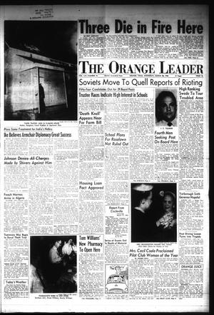 Primary view of object titled 'The Orange Leader (Orange, Tex.), Vol. 53, No. 76, Ed. 1 Wednesday, March 28, 1956'.