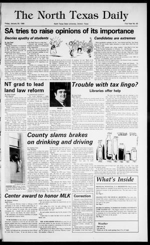 The North Texas Daily (Denton, Tex.), Vol. 71, No. 62, Ed. 1 Friday, January 29, 1988