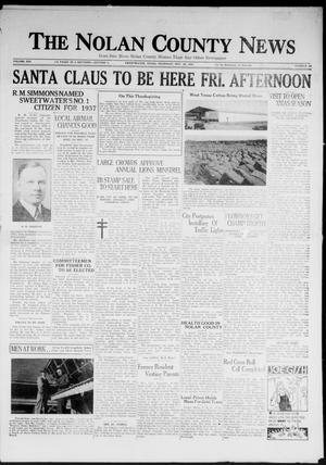 The Nolan County News (Sweetwater, Tex.), Vol. 13, No. 49, Ed. 1 Thursday, November 25, 1937