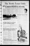 Thumbnail image of item number 1 in: 'The North Texas Daily (Denton, Tex.), Vol. 70, No. 116, Ed. 1 Wednesday, July 15, 1987'.