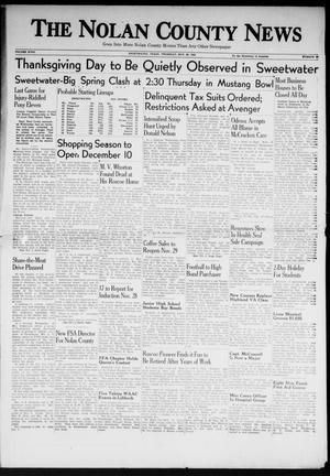 The Nolan County News (Sweetwater, Tex.), Vol. 18, No. 49, Ed. 1 Thursday, November 26, 1942