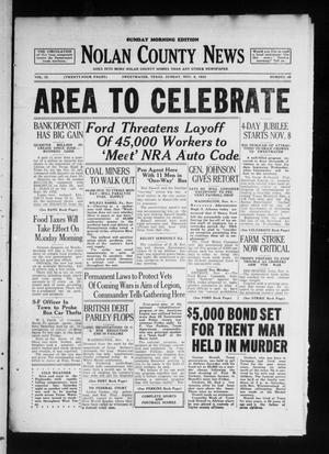 The Nolan County News (Sweetwater, Tex.), Vol. 9, No. 45, Ed. 1 Sunday, November 5, 1933