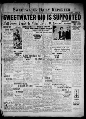 Primary view of object titled 'Sweetwater Daily Reporter (Sweetwater, Tex.), Vol. 10, No. 100, Ed. 1 Wednesday, May 28, 1930'.