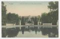 Primary view of [Postcard of Blick auf Sanssouci von der grossen Fontaine/Palace "Free From Care"]