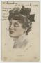 Thumbnail image of item number 1 in: '[Postcard of Woman With Eyes Closed]'.
