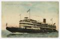 Thumbnail image of item number 1 in: '[Postcard of S. S. Christopher Columbus of Goodrich Transit Company]'.