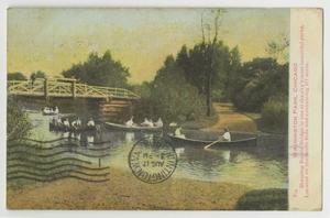 Primary view of object titled '[Postcard of Washington Park in Chicago]'.