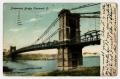 Postcard: [Postcard of a Suspension Bridge in Cincinnati]