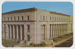 [Postcard of Federal Building in Beaumont]