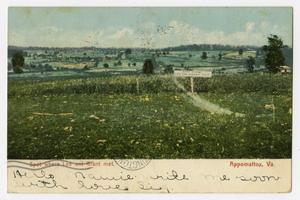 [Postcard of a Field Where Lee and Grant Met]