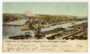 [Postcard of Pittsburgh From Washington Heights]