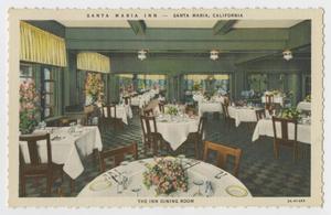 [Postcard of Santa Maria Inn Dining Room]