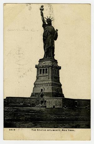 [Postcard of Statue of Liberty]