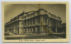 [Postcard of Teatro Colon]