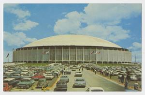 [Postcard of The Astrodome in the Daylight]