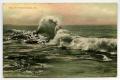 Thumbnail image of item number 1 in: '[Postcard of Surf at Old Orchard Beach]'.