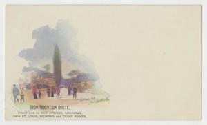 Primary view of object titled '[Postcard of the Iron Mountain Route, Central Ave.]'.