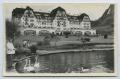 Postcard: [Postcard of Hotel Quitandinha With Swan Pool #1]