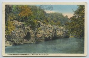 [Postcard of Eagle Creek at Lover's Retreat]