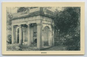 Primary view of object titled '[Postcard of Temple of Bremo]'.