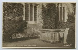 [Postcard of Thomas Gray's Tomb at Stoke Poges Church]