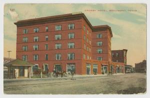 [Postcard of Crosby Hotel in Beaumont #2]