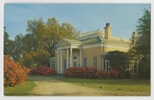 Primary view of object titled '[Postcard of Monteigne in Natchez]'.