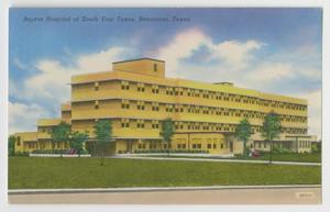 [Postcard of Baptist Hospital in Beaumont]