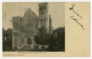 [Postcard of Presbyterian Church in Huntington, W. Va]