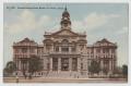 Thumbnail image of item number 1 in: '[Postcard of Tarrant County Court House in Ft. Worth]'.