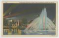Postcard: [Postcard of Lagoon and Fountain at Night]